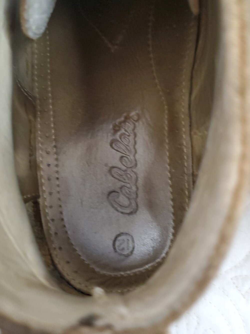 Cabela's Men's Chukka Boot Size 12M Suede Leather Outdoors Cabin Casual Camp - Picture 8 of 11